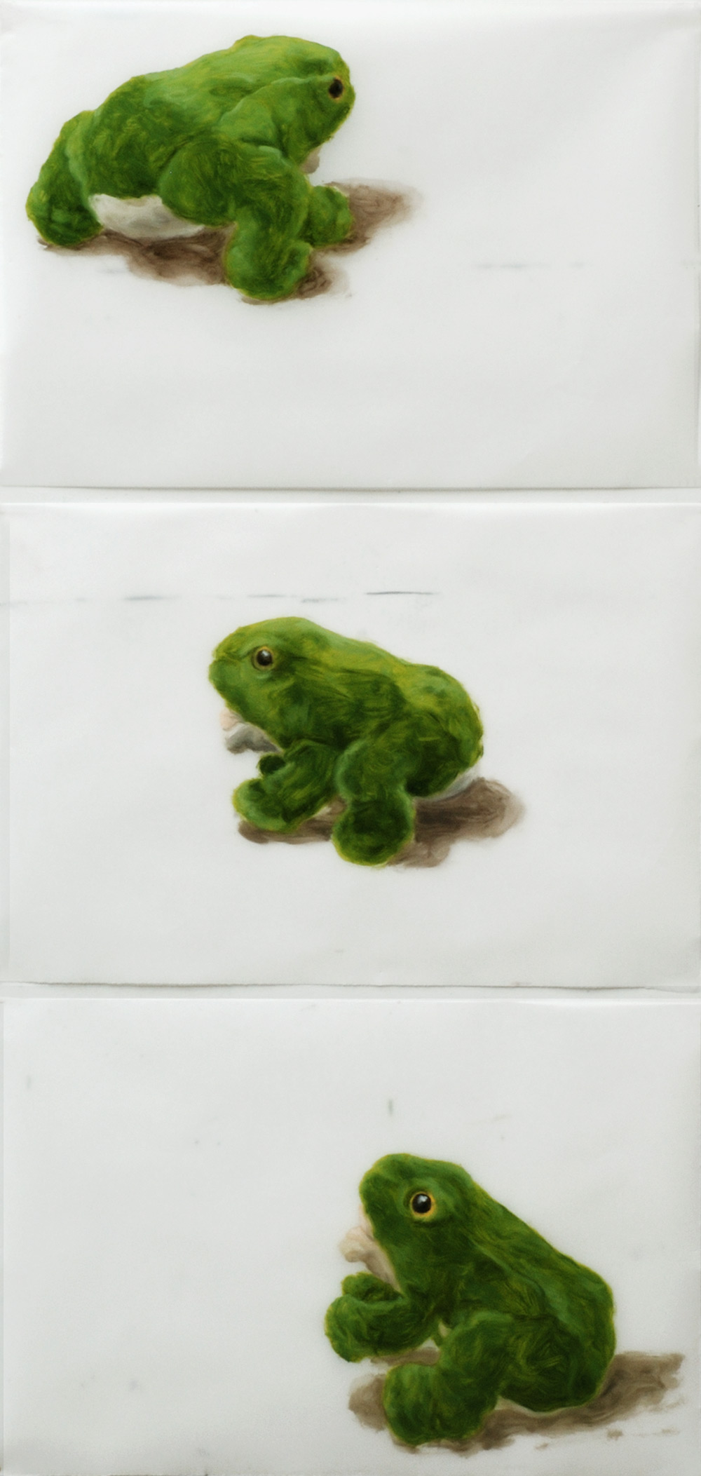Martina Büttner: Painting, 3-frogs