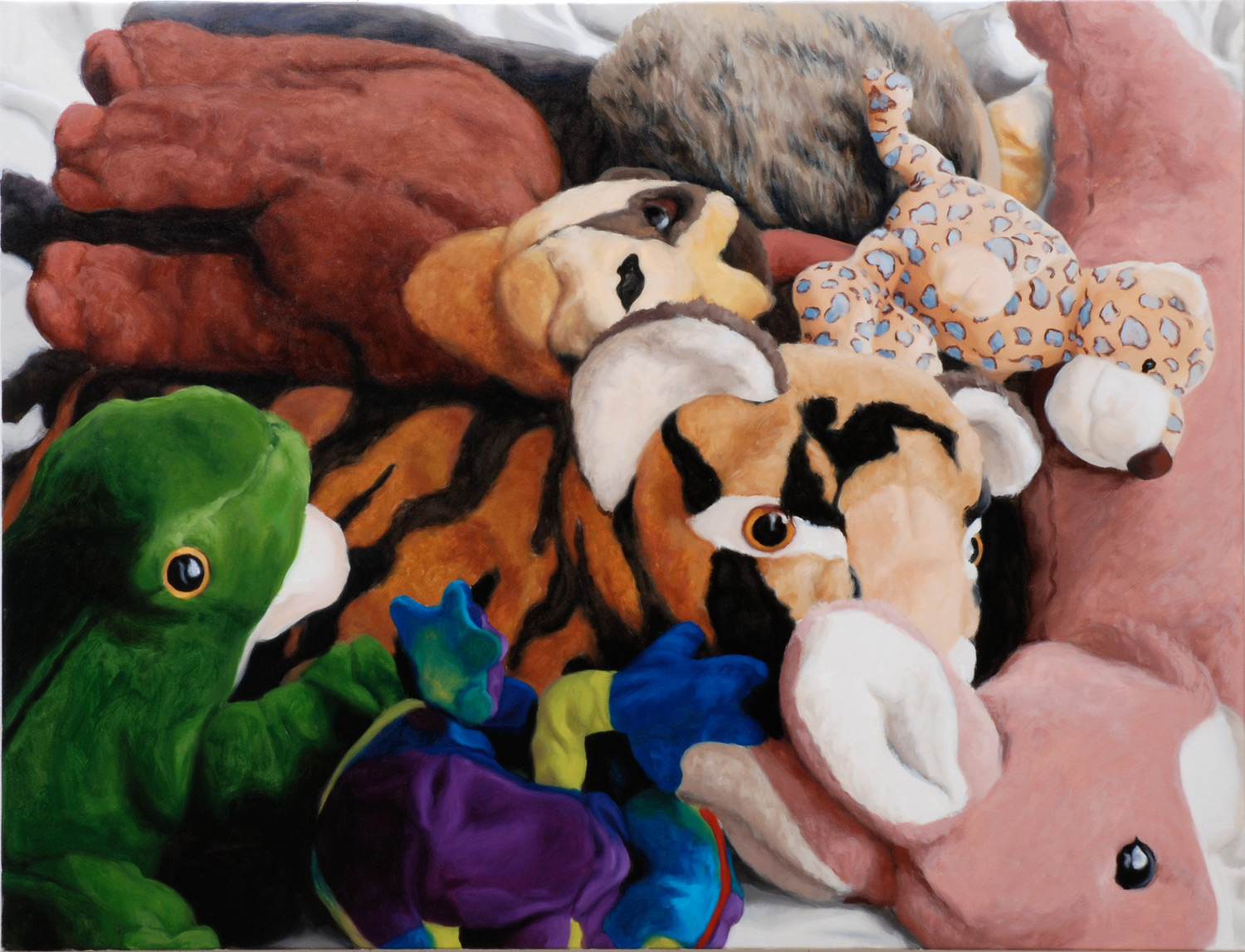 Martina Büttner: Painting, jungle life #I, 2008