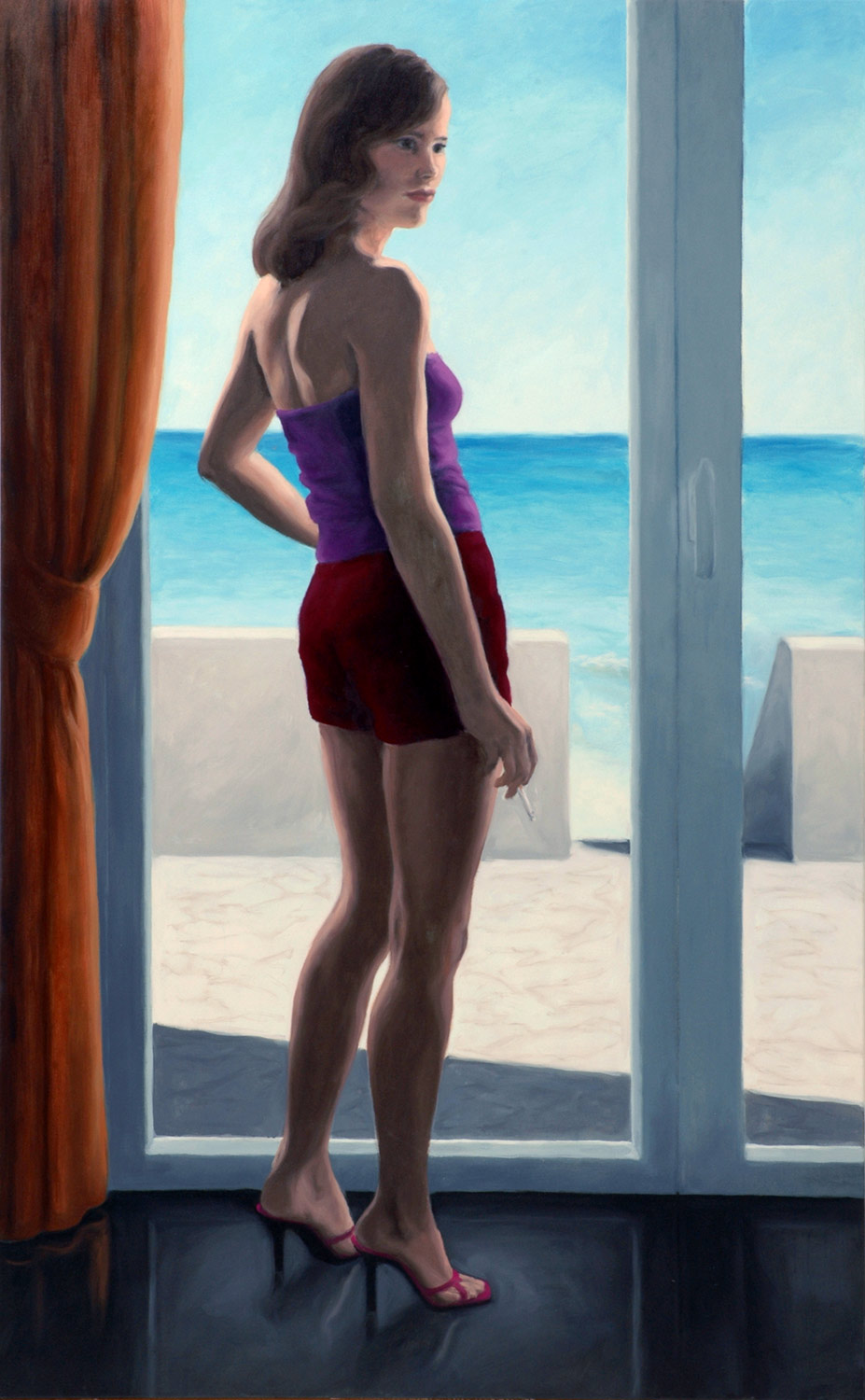 Martina Büttner painting sea view