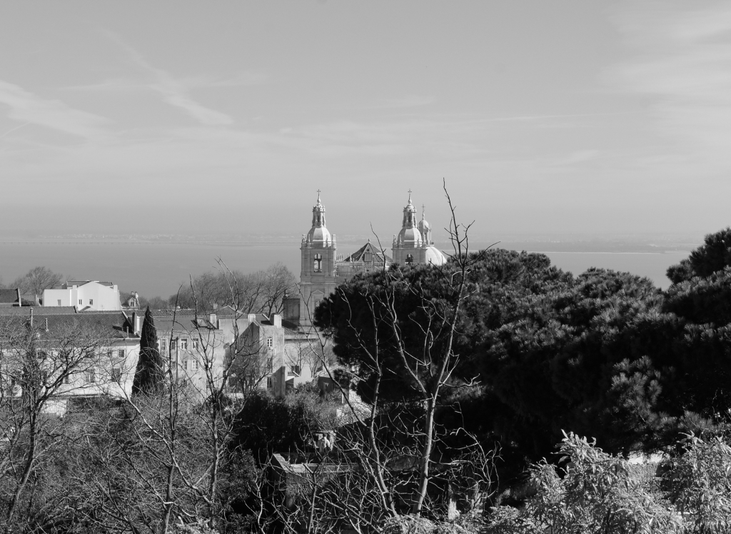 Lisbon view with Church of São Vicente of Fora, 2019 Lisbon view with Church of São Vicente of Fora, 2019