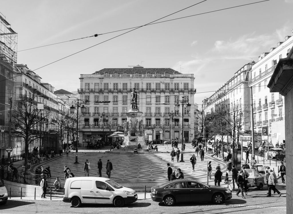 Praça Luís de Camoes, Lisbon, 2019 Praça Luís de Camoes, Lisbon, 2019