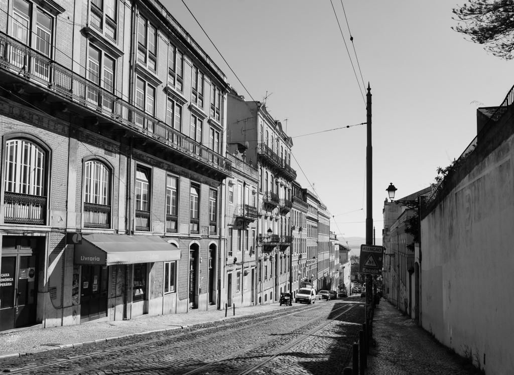 Lisbon street view, February 2019