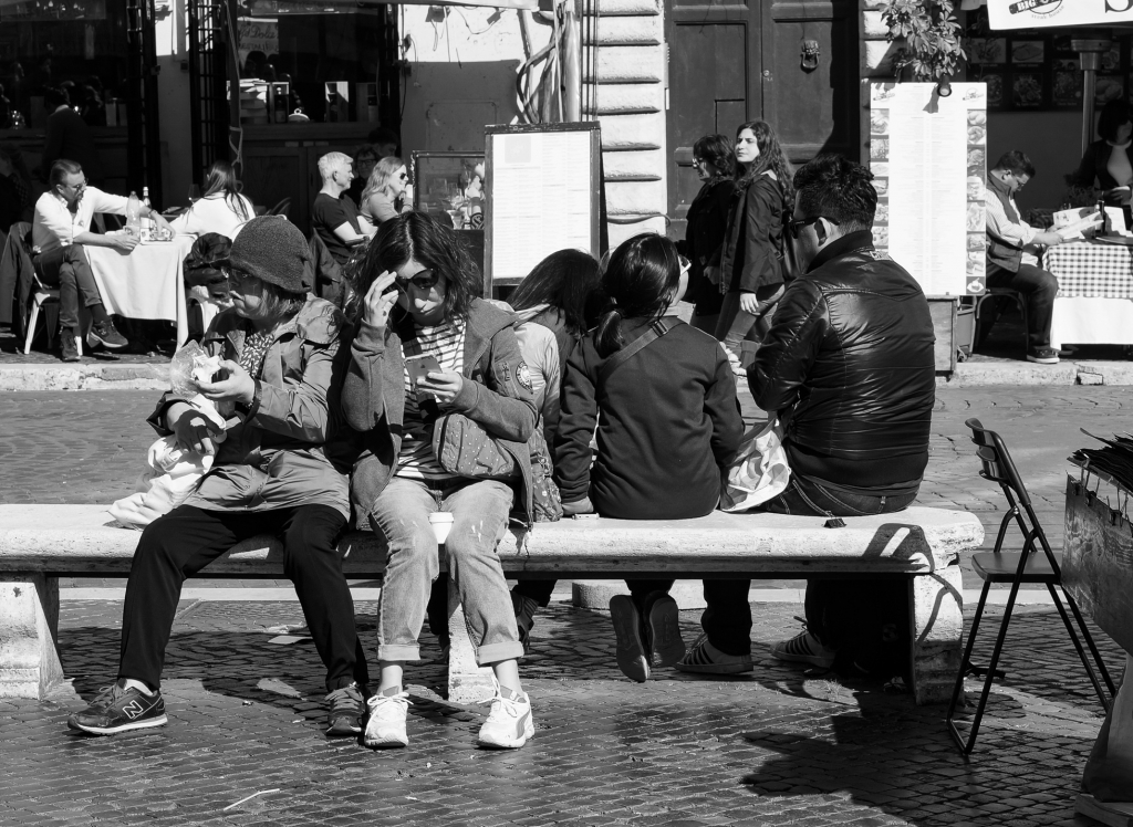 People Piazza Navona, Rome 2018