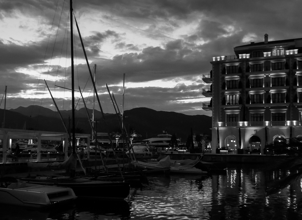 Tivat harbour, Montenegro, 2018