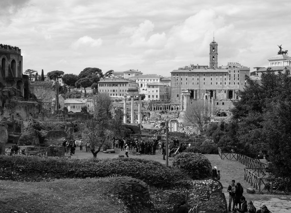 View of Foro Romano, Rome 2018
