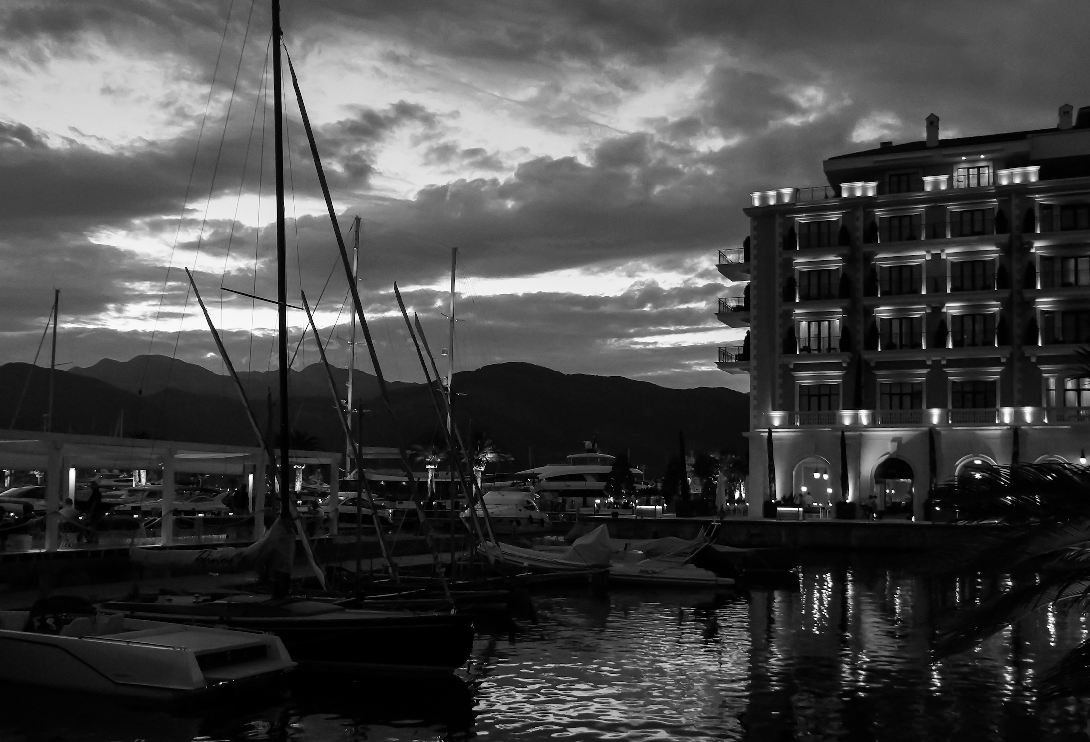 Tivat harbour, Montenegro, 2018