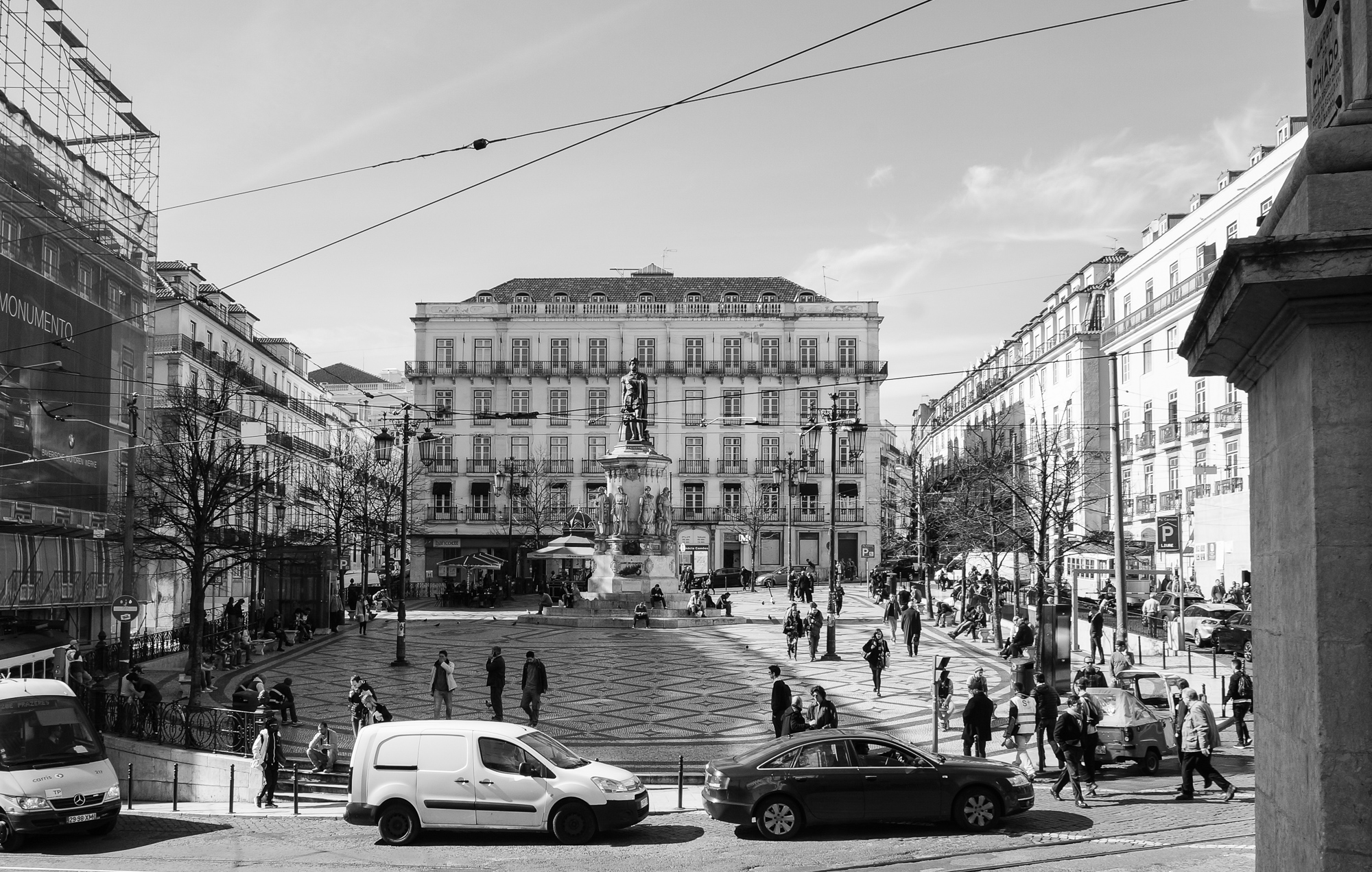 Praça Luís de Camoes, Lisbon, 2019