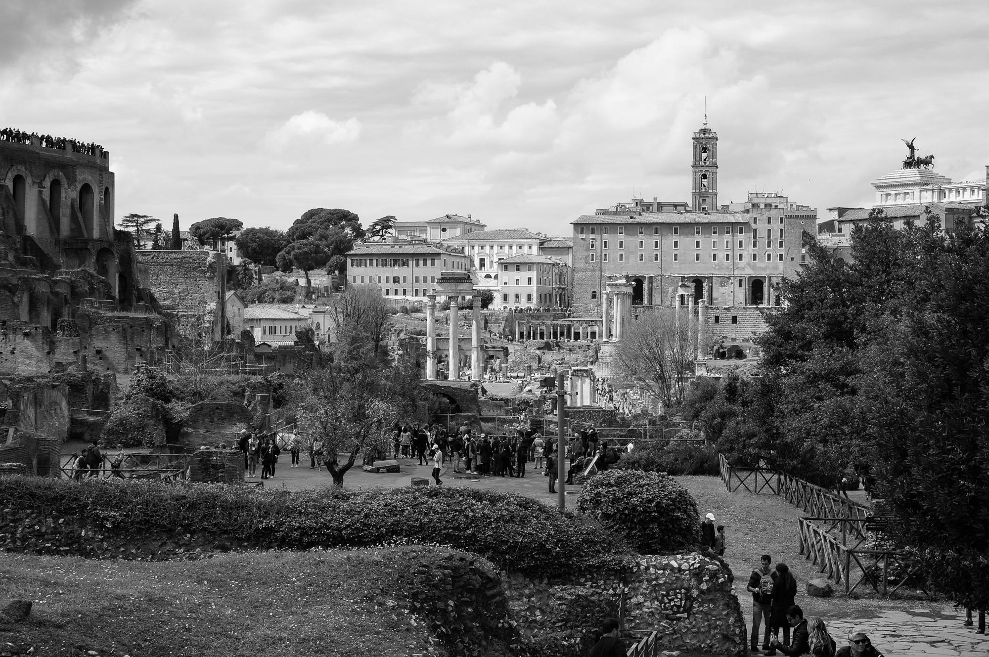 View of Foro Romano, Rome 2018